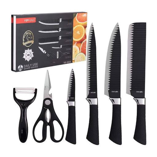 🔪Set Premium de Cuchillos Tijeras y Pelador 🔪