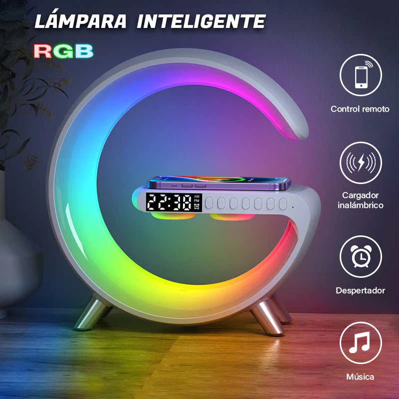 RGB Lámpara, bocina y cargados inteligenete ¡6 EN UNO! ⭐⭐⭐⭐⭐