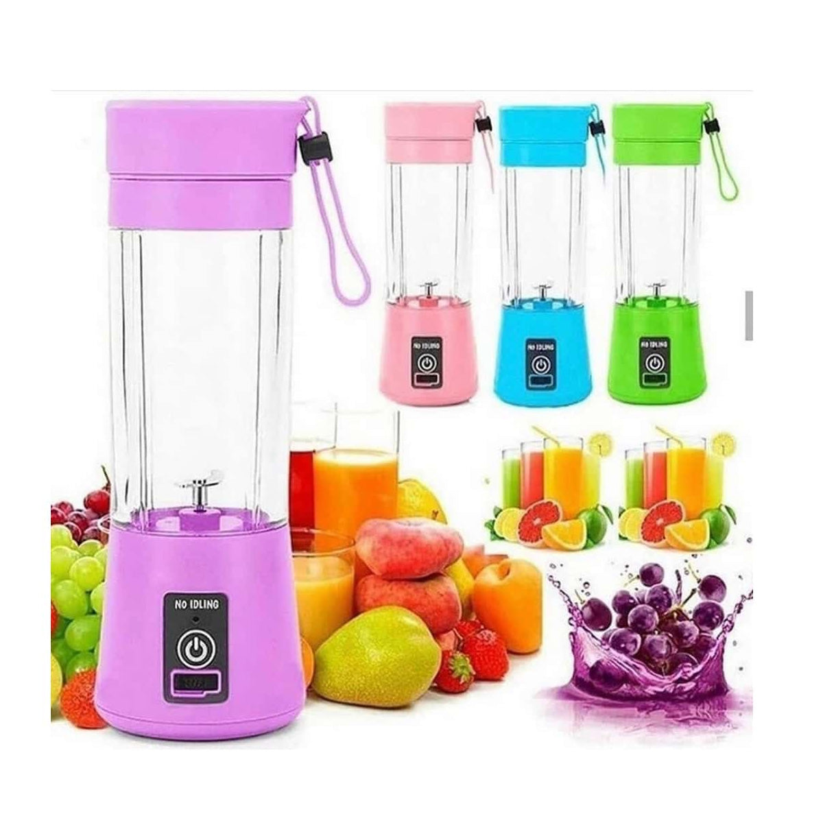 Licuadora Portátil - Varios Colores ⭐⭐⭐⭐⭐