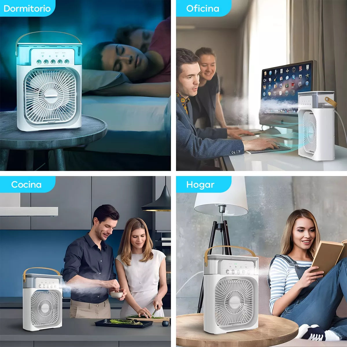 AirBreeze© Ventilador y humidificador ⭐ ⭐⭐⭐⭐ (258)